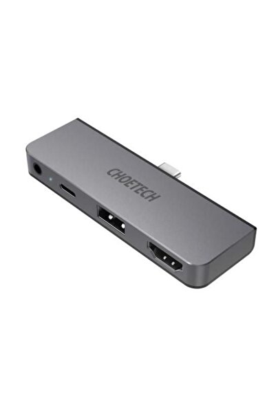 CHOETECH HUB USB tip C - 1x HDMI + 1x USB 2.0 + USB tip C PD 60W + 1x Jack 3.5 mm HUB-M13