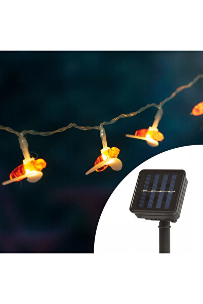 Family Decor Sir de lumina solara IP44 LED albina 2.3m 20 LED alb cald