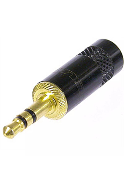 NEUTRIK Conector JACK 3.5 mm stereo tata aurit Profesional Rean