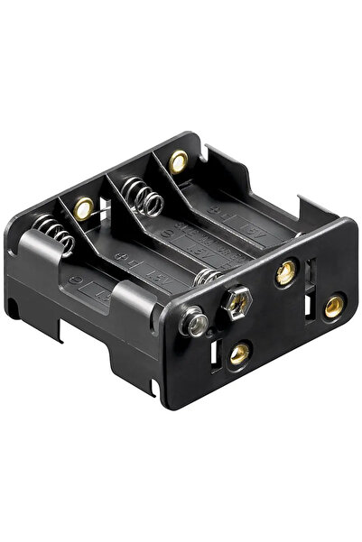 goobay Θήκη μπαταριών 8x AA R6 με βύσμα τύπου 9V 11468