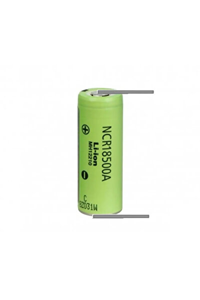 PANASONIC Μπαταρία 18500 LI-ION 3.6V 1900mAh 3.8A NCR18500A με συγκολλημένες λεπίδες σχήματος U