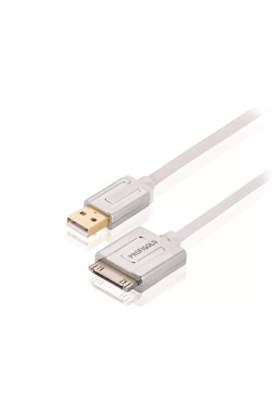 Profigold Cablu Apple iPad iPhone - USB de inalta calitate 1m alb