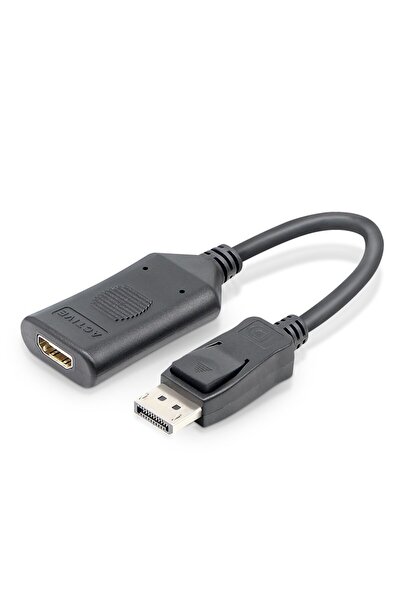 OEM Cablu adaptor convertor DisplayPort tata la HDMI mama activ 4K 60Hz 20cm