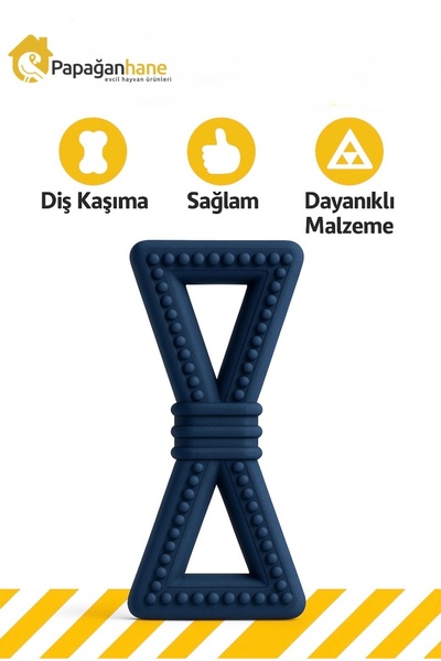 Papağanhane Köpek Çiğneme Oyuncağı | Diş Sağlığı Destekli Dayanıklı Kauçuk Model (12 cm)
