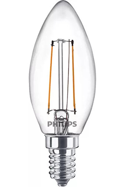 Philips LED filament candle bulb B35 E14 2W (25W) 250lm warm light 2700K 929001238395