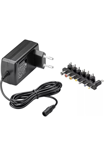 goobay Universal switching power supply 9-24V 1500mA 9 sockets