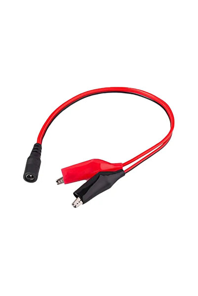 OEM Female adapter cable 5.5x2.1 mm to crocodile clips 15cm (548)