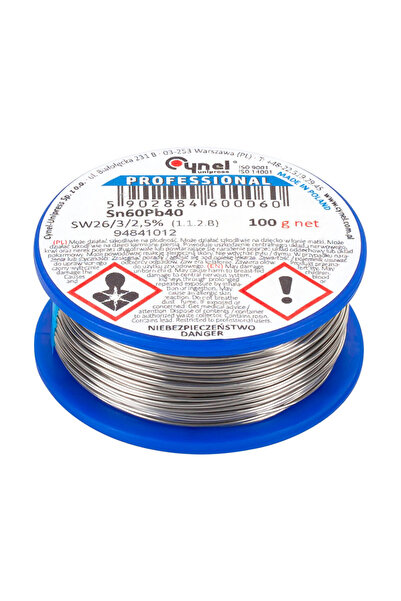 Cynel Fludor 0.9mm SN60 PB40 rola 100g