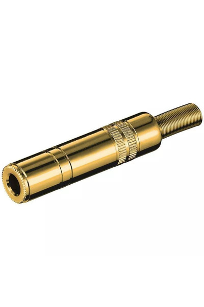 goobay Mufa Jack 6.35 mm stereo mama metal aurit