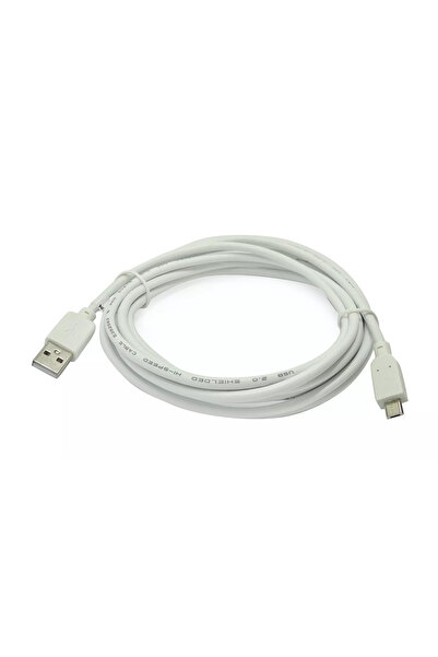 Gembird Cablu 3m micro USB 5pini - USB A 2.0 alb inLine