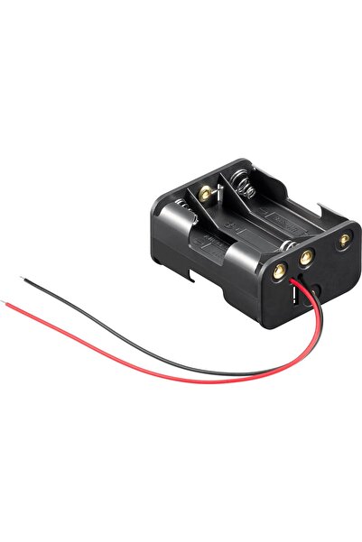 goobay Suport baterii 6x AA R6 cu fire terminale 58x45x28mm 81216