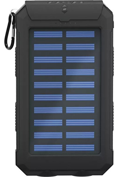 goobay Solar PowerBank 8000mAh with LED flashlight, compass, shockproof and waterproof