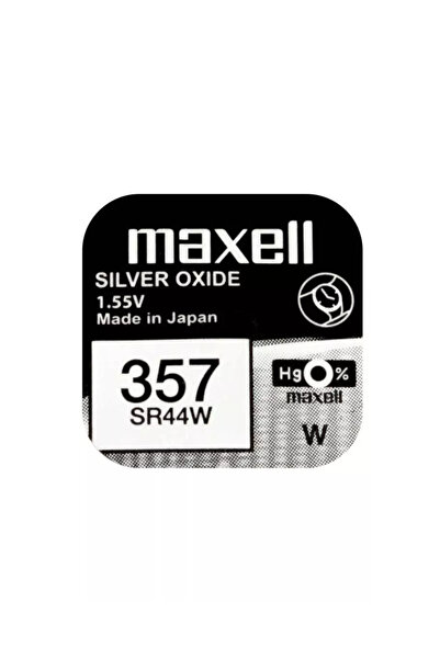 Maxell Baterie ceas SR44W V357 AG13 1.55V oxid de argint 1buc