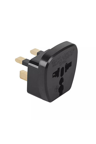 OEM UK plug voltage adapter - UNIVERSAL black