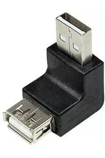 LogiLink Adapter USB 2.0 A female socket - USB A male angled plug