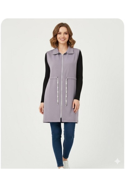 sarıdağ Modal Vest Is a Modest Vest Jacket.