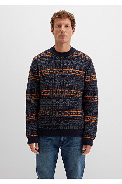 Mavi Wool Blend Navy Blue Sweater Regular Fit / Regular Cut 0710331-70497