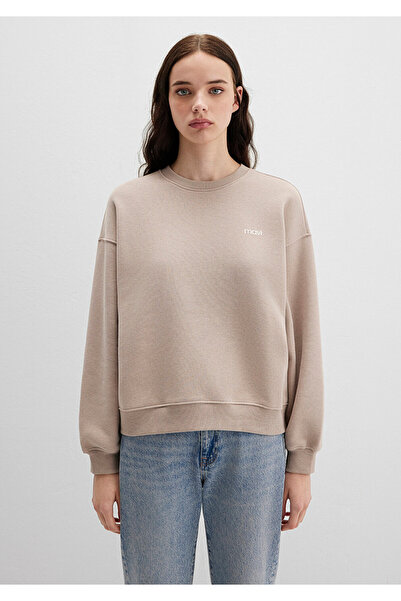 Mavi Logo Printed Brown Sweatshirt 1S10490-70344