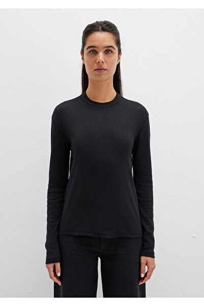 Mavi Black Long Sleeve T-Shirt Slim Fit / Slim Fit 1613352-900