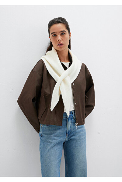 Mavi Wool Blend Ecru Scarf 1913589-34523