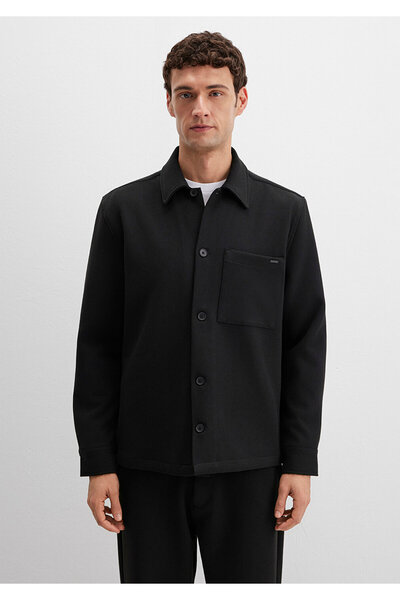 Mavi Pocket Detailed Black Shirt Regular Fit / Regular Cut 0211677-900