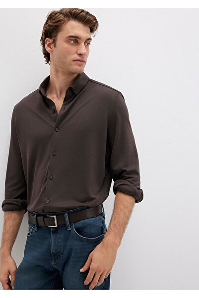 Mavi Black Brown Shirt Slim Fit / Slim Fit 0211908-70219