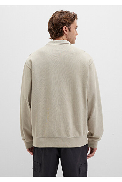 Mavi Beige Polo Sweatshirt 0S10323-70146