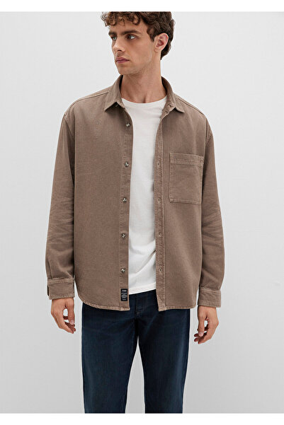 Mavi Pocket Detailed Brown Shirt Loose Fit / Relaxed Fit 0211760-70380