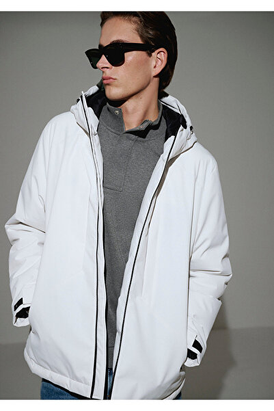 Mavi Water Repellent K Hooded Gray Inflatable Jacket 0110441-83746