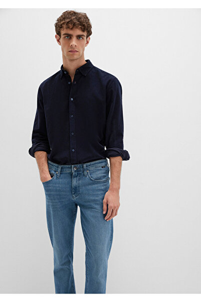 Mavi Black Velvet Navy Blue Shirt Regular Fit / Regular Cut 0211746-80872