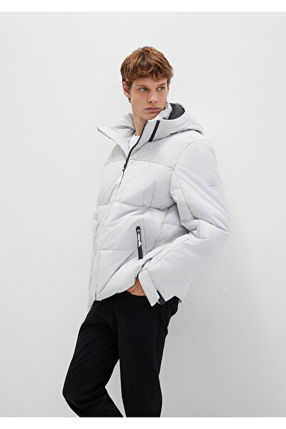 Mavi Water Repellent K Hooded Gray Inflatable Jacket 0110675-70074