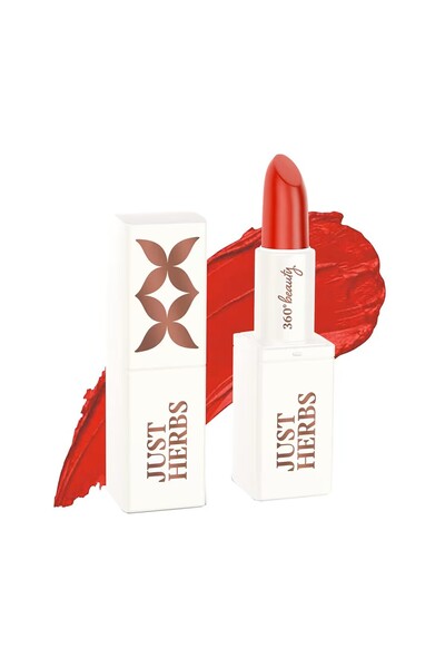 Just Herbs Ayurvedic Creamy Matte Lipstick For Moisturized Lips - Parabens & Chemical Free 05