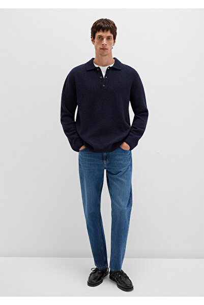 Mavi Wool Blend Navy Blue Knitwear Polo 0710255-70490