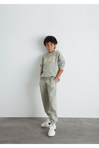 Mavi Logo Printed Green Sweatpants 6010000-70155