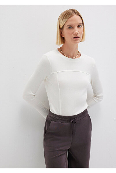 Mavi Ecru Long Sleeve T-Shirt Fitted / Bodycon Cut 1613625-80194