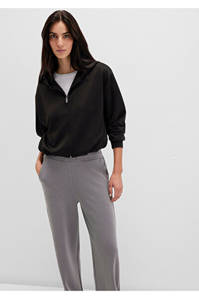 Mavi Zippered Tencel Tm Modal Black Sweatshirt 1S10489-900