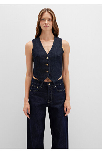 Mavi Women's Navy Blue M1110754-90555 Polına Rinse