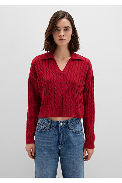 Mavi Red Knitwear Polo 1710717-70391