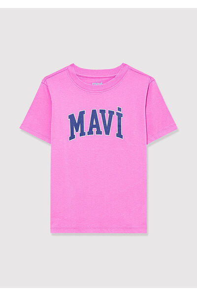 Mavi Logo Printed Pink T-shirt Regular Fit / Regular Fit7610109-71033