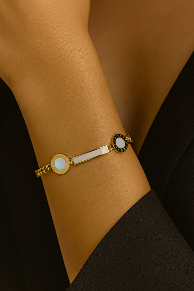 Roman Şepiti Golden Pearl – Özel Tasarım Çelik Bileklik