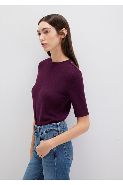 Mavi Purple T-Shirt Fitted / Bodycon Cut 1613332-70394