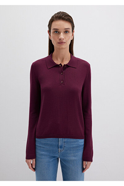 Mavi Wool Blend Claret Red Knitwear Polo 1710712-87830