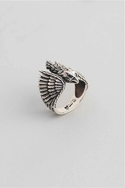 So CHIC... Kartal Figürlü Gümüş Erkek Tasarım Yüzük