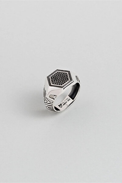 So CHIC... Etnik Dizayn Gümüş Erkek Yüzük