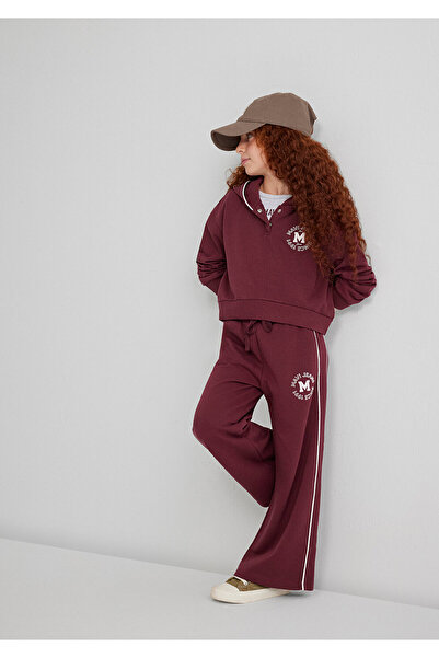 Mavi Jeans Printed Burgundy Sweatpants 7010032-70393