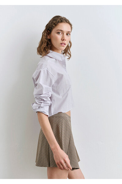 Mavi Striped White Shirt Regular Fit 1211195-90720