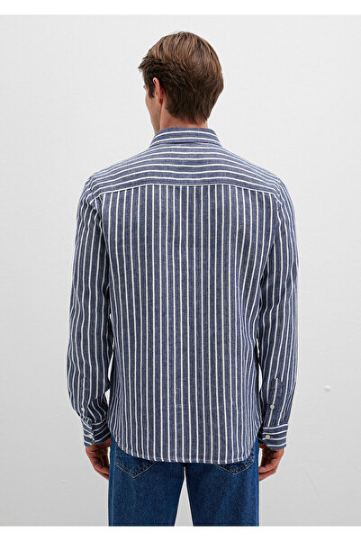 Mavi Striped Navy Blue Shirt Slim Fit / Slim Fit 0211698-90917