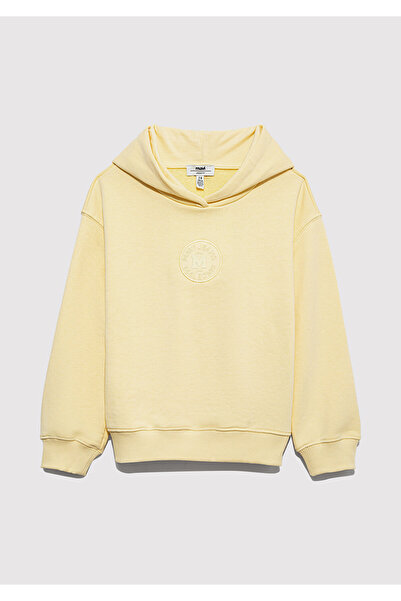 Mavi Patch Logo Yellow Sweatshirt 7S10143-70024