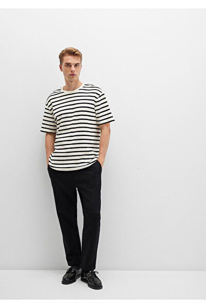 Mavi Black Knitted Interlock Trousers 0010521-900