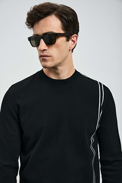 Lufian 112090166 Farm Kazak Men's Sweatshirt Black